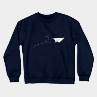 Adventure Paper Plane Crewneck Sweatshirt